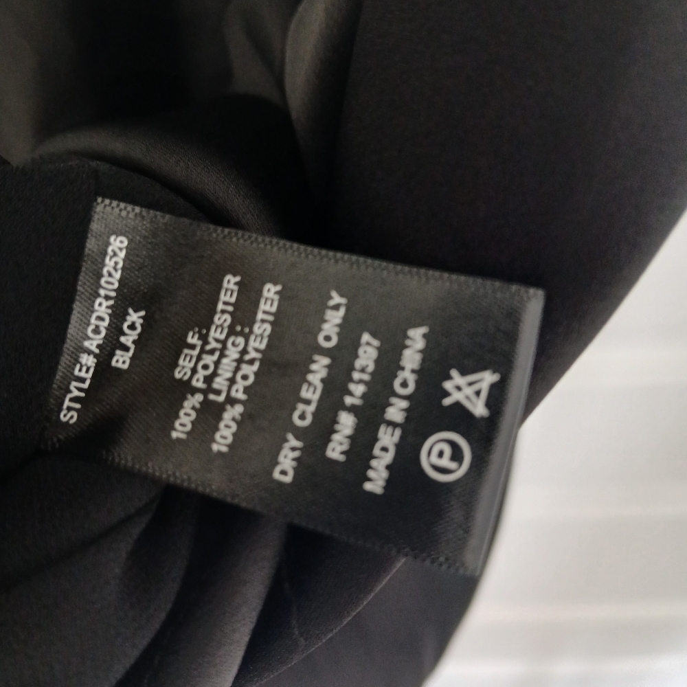 Astr Black Satin One-Shoulder Dress - Picture 6 of 9